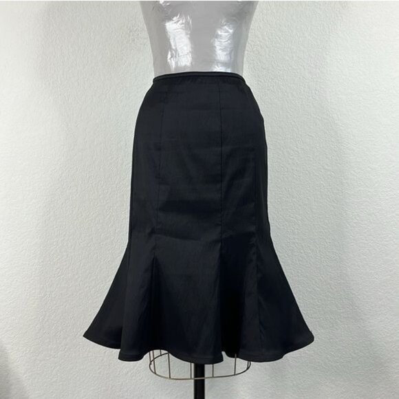 Tadashi VTG Panel Midi Mermaid Fit Flare Pencil Skirt - Picture 1 of 8